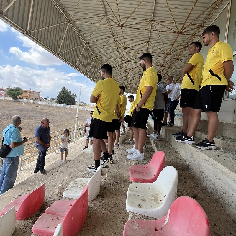 Επίσκεψη της ομάδας του ΑΣΙΛ στην κατεχόμενη Λύση και το γήπεδο της ομάδας πριν την εισβολή του 1974