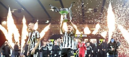 Η Σεντ Μίρεν κατά την απονομή του Λιγκ Καπ Σκωτίας το 2025