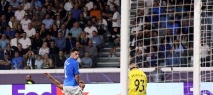Στιγμιότυπο από την αναμέτρηση ανάμεσα σε Πάφος FC και Μπάγερν Μονάχου για το Τσάμπιονς Λιγκ